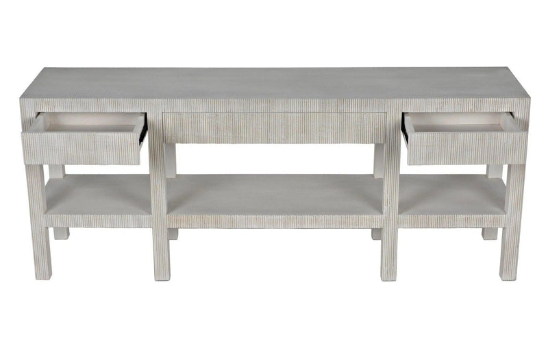 Conrad Console, White Wash Console Tables LOOMLAN By Noir