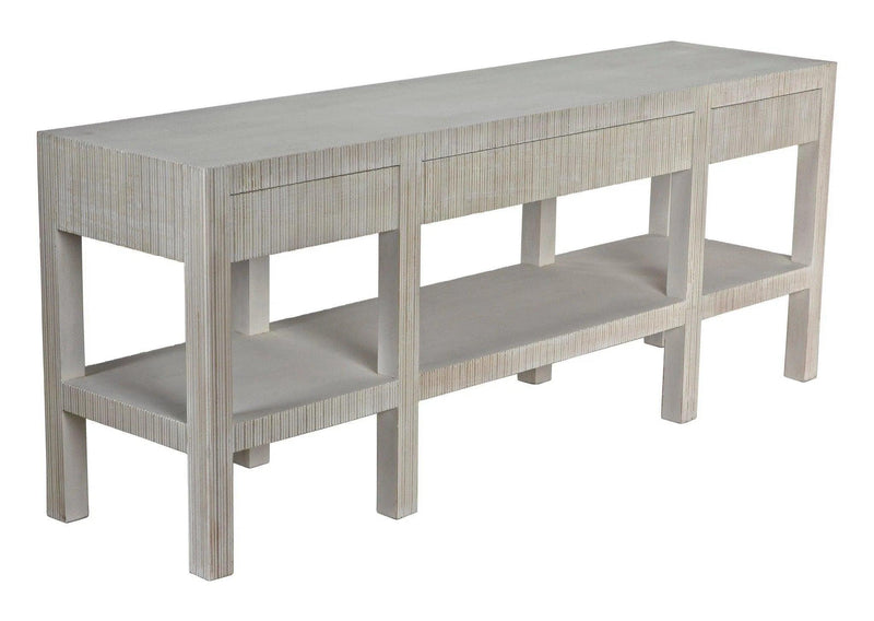 Conrad Console, White Wash Console Tables LOOMLAN By Noir