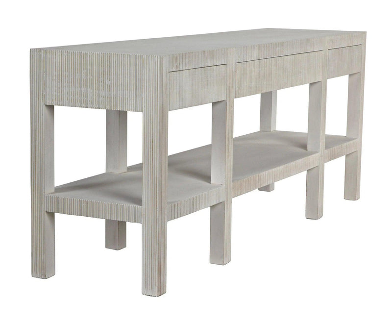 Conrad Console, White Wash Console Tables LOOMLAN By Noir