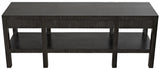 Conrad Wood Black Rectangle Console Table Console Tables LOOMLAN By Noir