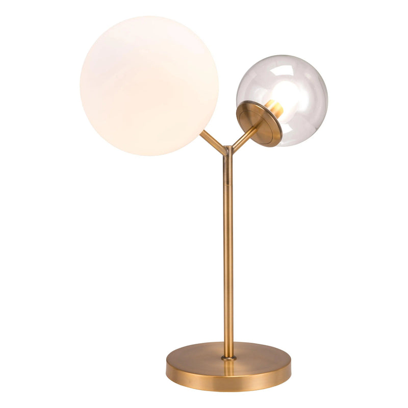 Constance Table Lamp Brass Table Lamps LOOMLAN By Zuo Modern