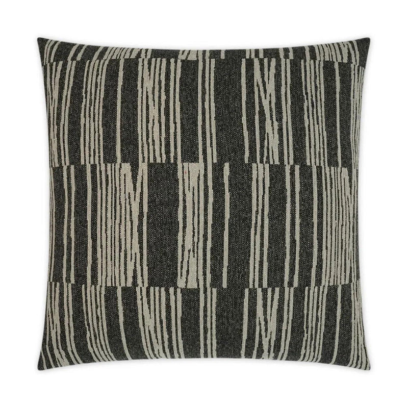 Convey Black Throw Pillow With Insert Throw Pillows LOOMLAN By D.V. Kap