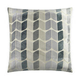 Copenhagen Zinc Grey Throw Pillow With Insert Throw Pillows LOOMLAN By D.V. Kap