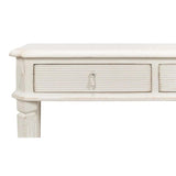 Cora Console Table With Drawers Antique White Console Tables LOOMLAN By Sarreid