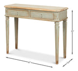 Cora Console Table With Drawers Sage Console Tables LOOMLAN By Sarreid