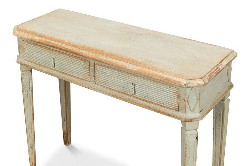 Cora Console Table With Drawers Sage Console Tables LOOMLAN By Sarreid