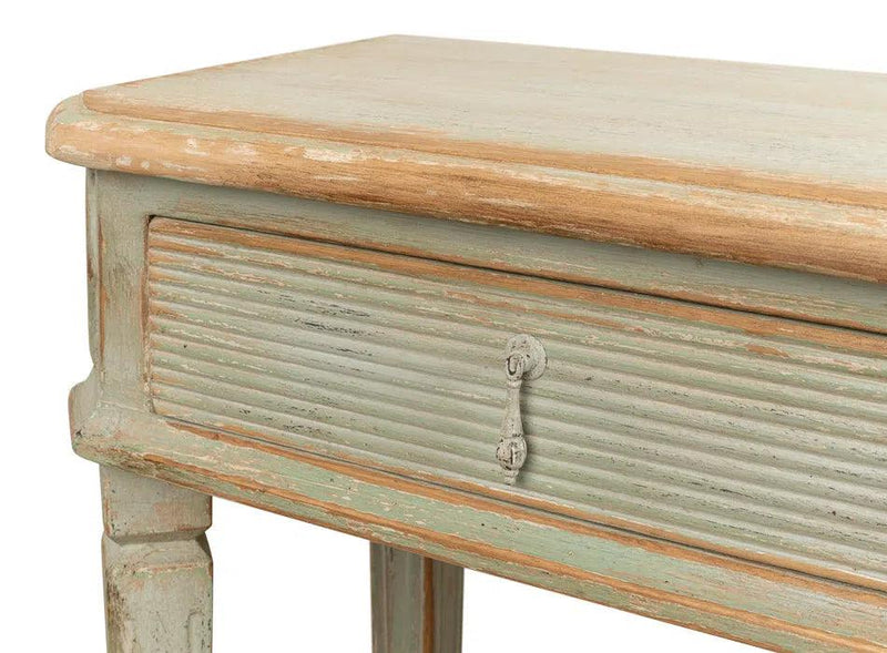 Cora Console Table With Drawers Sage Console Tables LOOMLAN By Sarreid