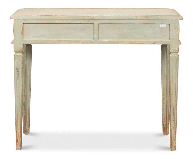 Cora Console Table With Drawers Sage Console Tables LOOMLAN By Sarreid