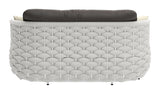 Coral Reef Loveseat Gray Outdoor Sofas & Loveseats LOOMLAN By Zuo Modern