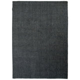Corb Solid Charcoal Area Rugs For Living Room Area Rugs LOOMLAN By LOOMLAN