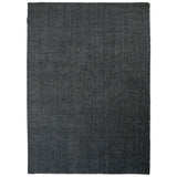 Corb Solid Charcoal Area Rugs For Living Room Area Rugs LOOMLAN By LOOMLAN