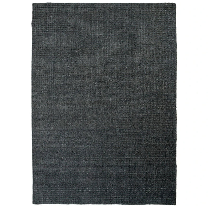 Corb Solid Charcoal Area Rugs For Living Room Area Rugs LOOMLAN By LOOMLAN