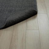 Corb Solid Charcoal Area Rugs For Living Room Area Rugs LOOMLAN By LOOMLAN