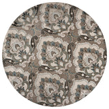 Cord Brown Round Area Rugs For Dining Room Area Rugs LOOMLAN By LOOMLAN