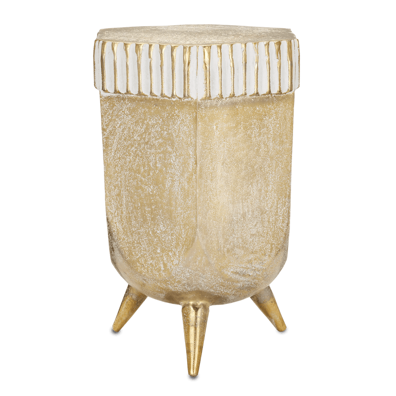 Corda Champagne Accent Table Side Tables LOOMLAN By Currey & Co