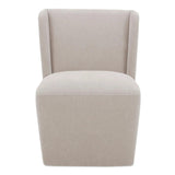 Cormac Rolling Polyester Upholstered Dining Chair