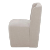 Cormac Rolling Polyester Upholstered Dining Chair