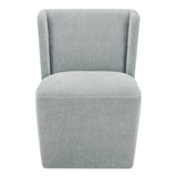 Cormac Rolling Polyester Upholstered Dining Chair