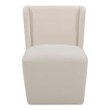 Cormac Rolling Polyester Upholstered Dining Chair