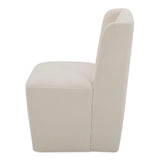 Cormac Rolling Polyester Upholstered Dining Chair