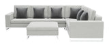 Corona del Mar Modular Sectional Set Gray Sectionals LOOMLAN By Zuo Modern