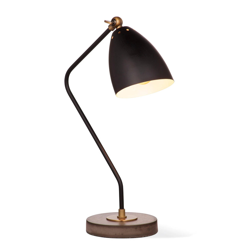 Correll Metal Black Task Lamp Table Lamps LOOMLAN By Bassett Mirror