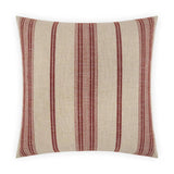 Correze Cayenne Red Throw Pillow With Insert Throw Pillows LOOMLAN By D.V. Kap