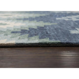 Cosc Wool Blue Hallway Kitchen Runner Rug Area Rugs LOOMLAN By LOOMLAN