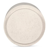 Cosmo Concrete and Stone Outdoor Round Accent Table Outdoor Side Tables LOOMLAN By Moe's Home