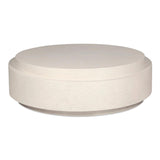 Cosmo Concrete Outdoor Round Coffee Table Outdoor Coffee Tables LOOMLAN By Moe's Home