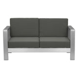 Cosmopolitan Sofa Gray Outdoor Sofas & Loveseats LOOMLAN By Zuo Modern