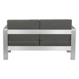 Cosmopolitan Sofa Gray Outdoor Sofas & Loveseats LOOMLAN By Zuo Modern