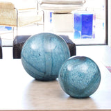 Cosmos Hand Blow Glass Balls (Set of 2)