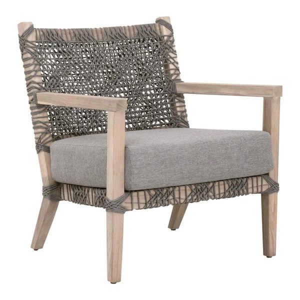 Costa Outdoor Club Chair Gray Teak Outdoor Accent Chairs LOOMLAN By Essentials For Living