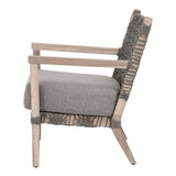 Costa Outdoor Club Chair Gray Teak Outdoor Accent Chairs LOOMLAN By Essentials For Living