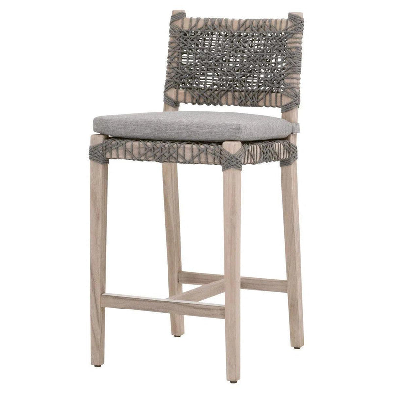 Costa Outdoor Counter Stool Performance Fabric Outdoor Counter Stools LOOMLAN By Essentials For Living