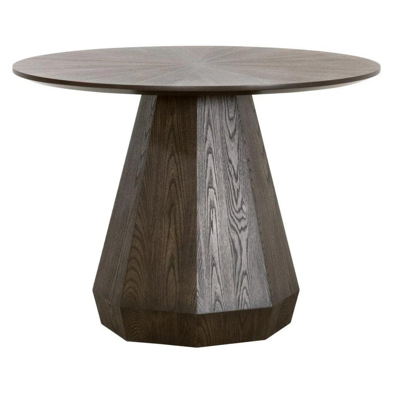 Coulter 42" Round Dining Table Brown Ash Dining Tables LOOMLAN By Essentials For Living