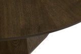 Coulter 54" Round Dining Table Brown Ash Dining Tables LOOMLAN By Essentials For Living