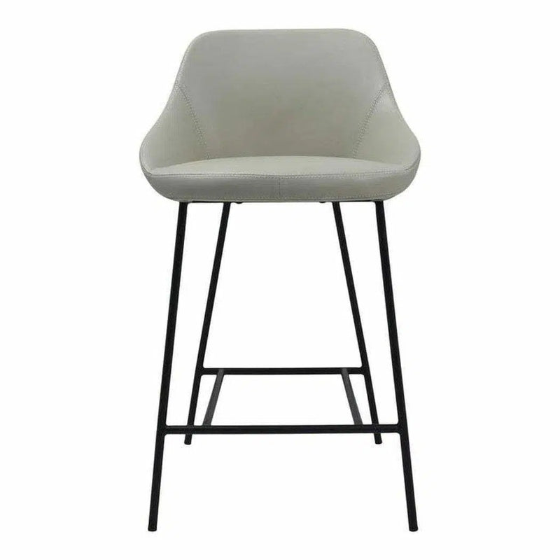 Counter Stool Beige Contemporary Counter Stools LOOMLAN By Moe's Home