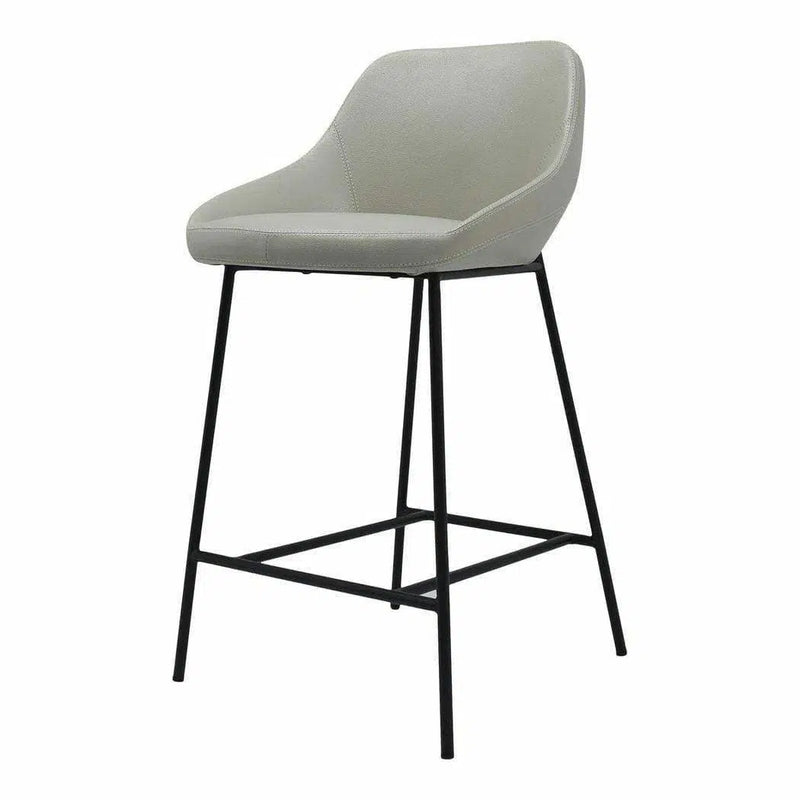 Counter Stool Beige Contemporary Counter Stools LOOMLAN By Moe's Home