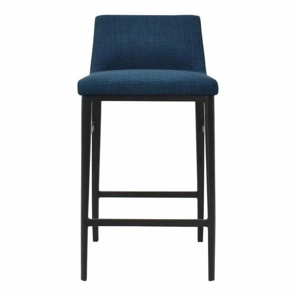 Counter Stool Blue Contemporary Counter Stools LOOMLAN By Moe's Home