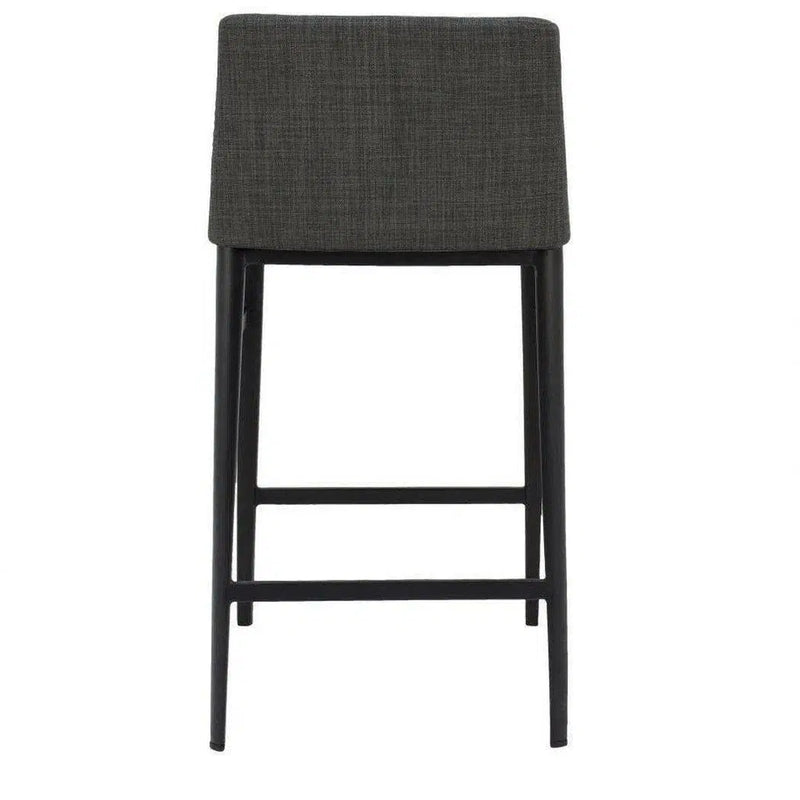 Counter Stool Charcoal Grey Contemporary Counter Stools LOOMLAN By Moe's Home