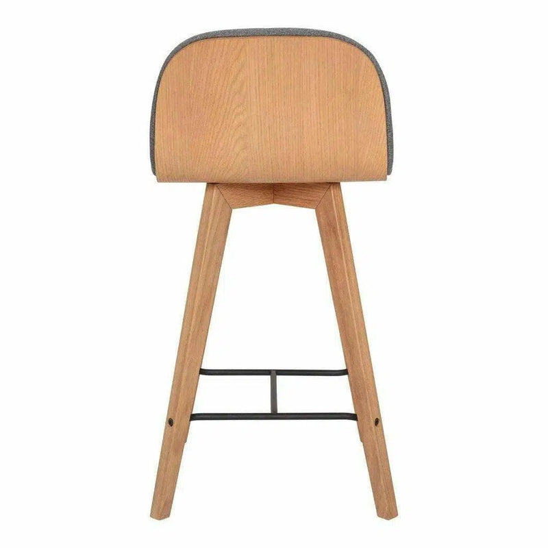 Counter Stool Grey Scandinavian Counter Stools LOOMLAN By Moe's Home