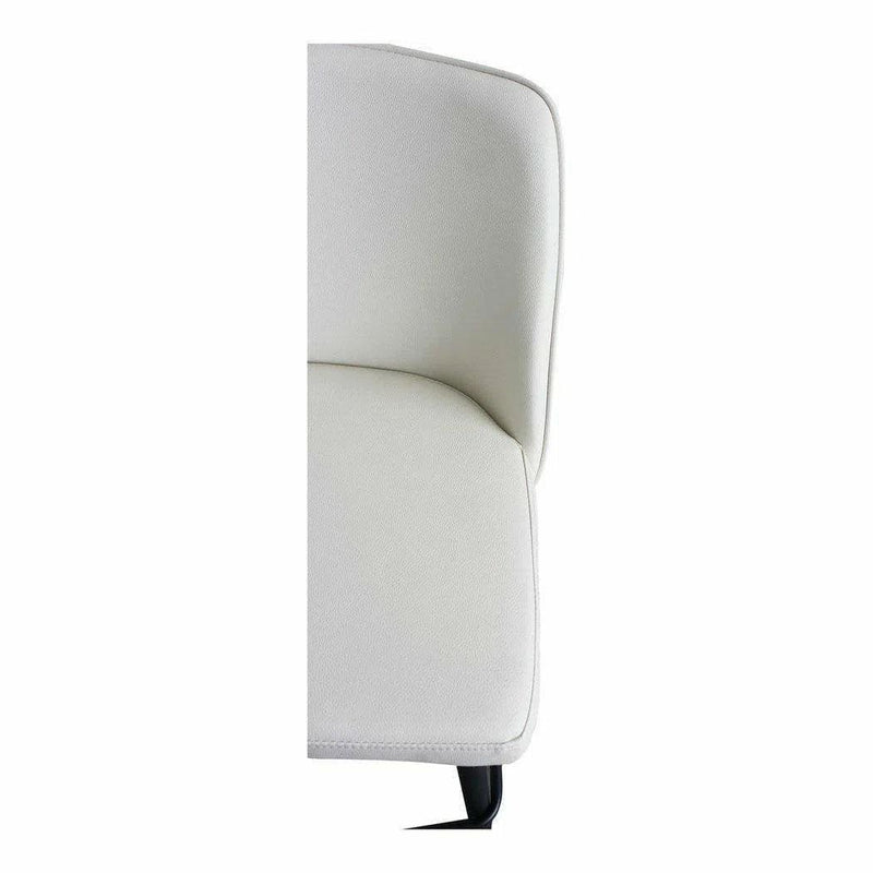 Counter Stool Ivory White Contemporary Counter Stools LOOMLAN By Moe's Home