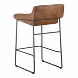 Counter Stool Open Road Brown Contemporary Counter Stools LOOMLAN By Moe's Home