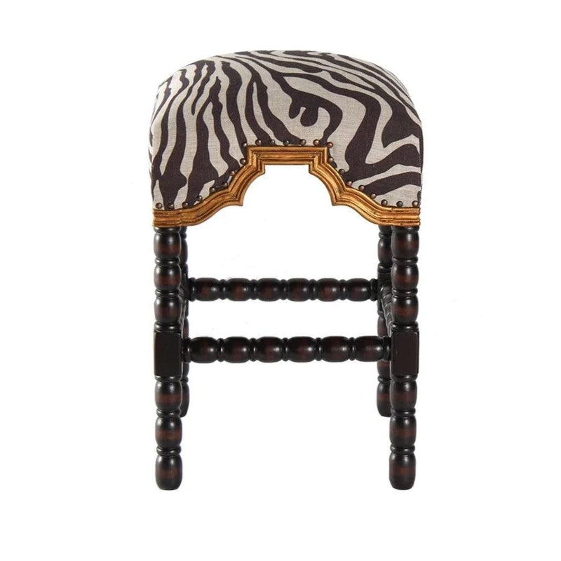 Counter stool San Marcos, Espresso Oatmeal Charcoal Counter Stools LOOMLAN By Peninsula Home