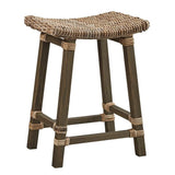 Country Woven Kubu Counter Stool Counter Stools LOOMLAN By Furniture Classics