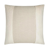 Courchevel Cream Faux Fur Ivory Large Throw Pillow With Insert Throw Pillows LOOMLAN By D.V. Kap