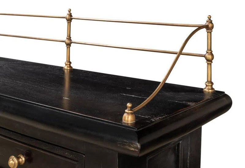 Covent Gardens Sideboard Ebony Sideboards LOOMLAN By Sarreid