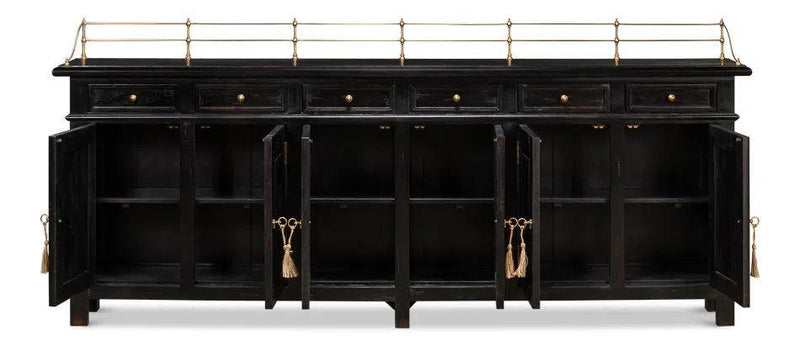 Covent Gardens Sideboard Ebony Sideboards LOOMLAN By Sarreid